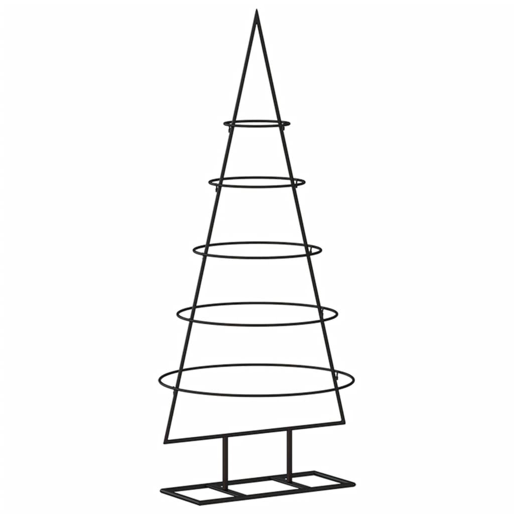 金属製クリスマスツリー デコレーション用 ブラック 90cm