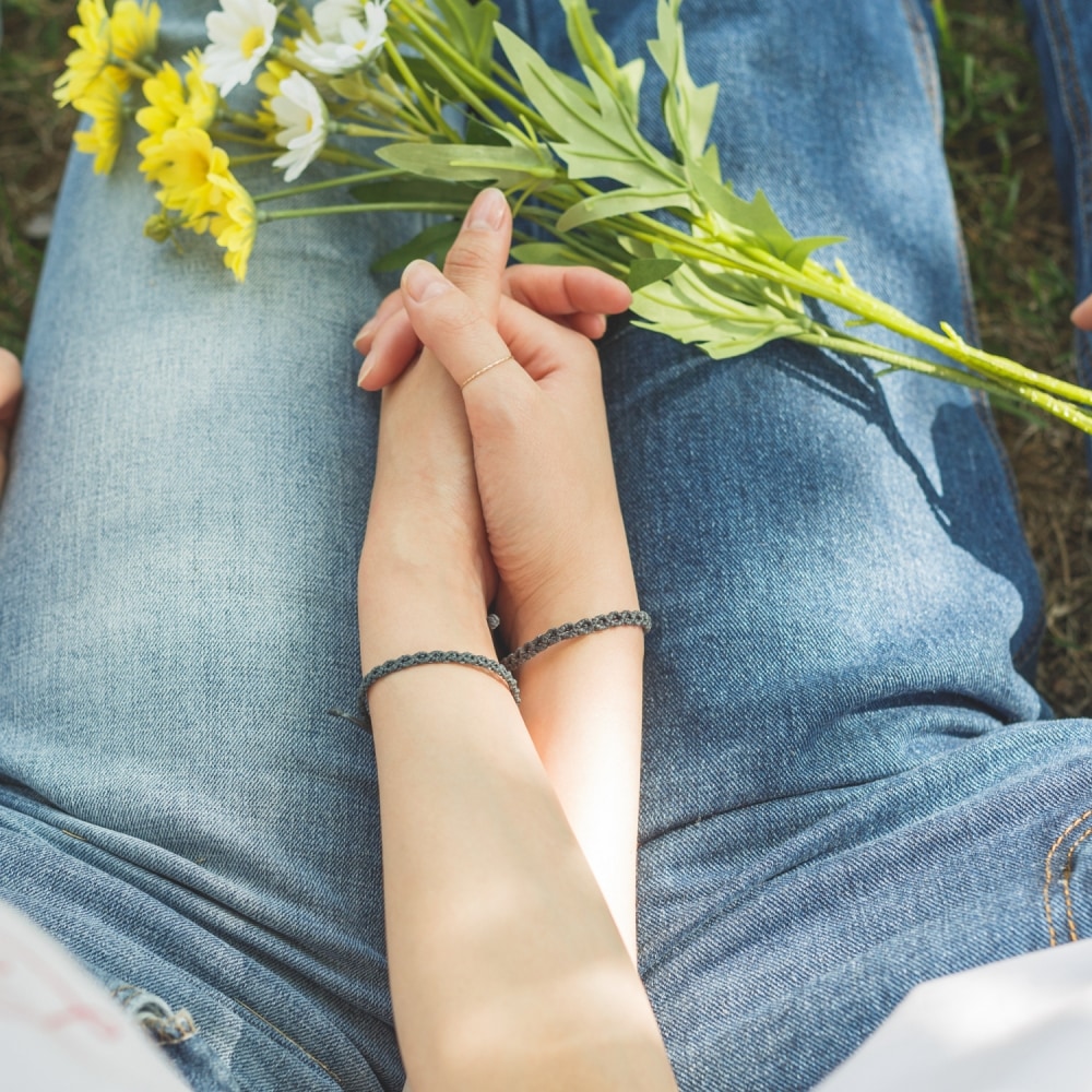 MARCOROHO スモールダイヤモンド_おばあちゃんの仕事寄付ブレスレット