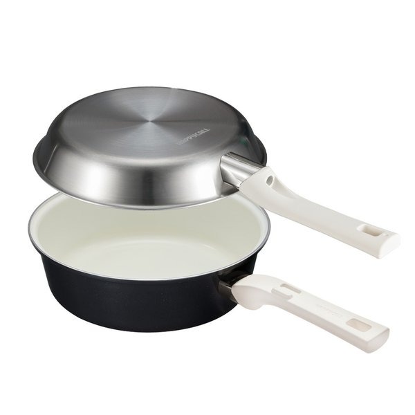 FELX コンボ オールインワン ノンスティック IH IH対応フライパン 中華鍋 フライパン 2点セット 22cm