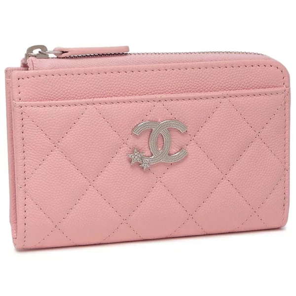 カードケース フラグメントケース マトラッセ ココマーク CCマーク スター ピンク レディース AP3732 B21489 U2360