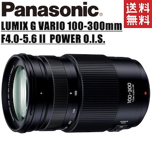 LUMIX G VARIO 100-300mm F4.0-5.6 II 望遠レンズ 一眼レフ カメラ 中古