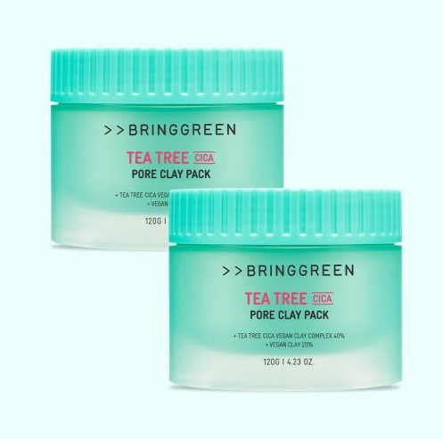 ティーツリー シカフォア クレイパック ダブル企画 120g（+120g ダブル企画）