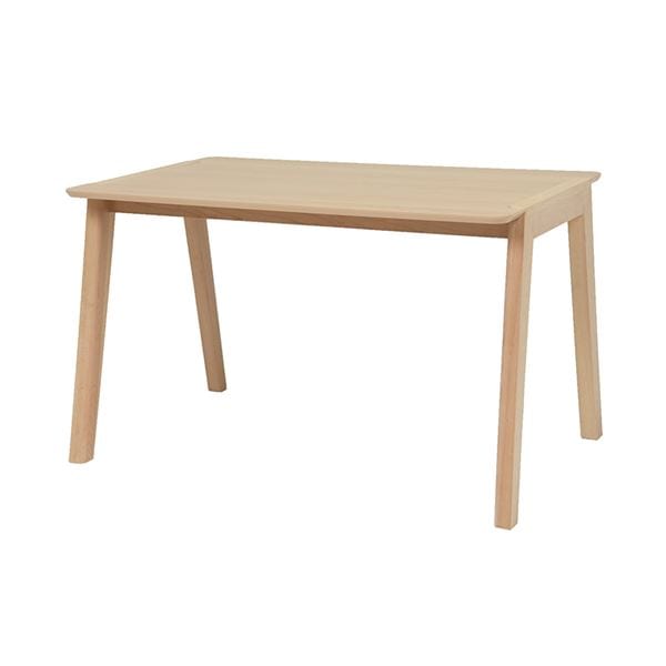 北欧風 ダイニングテーブル/食卓机 ナチュラル 約幅120奥行75高さ70cm 組立品 リビング