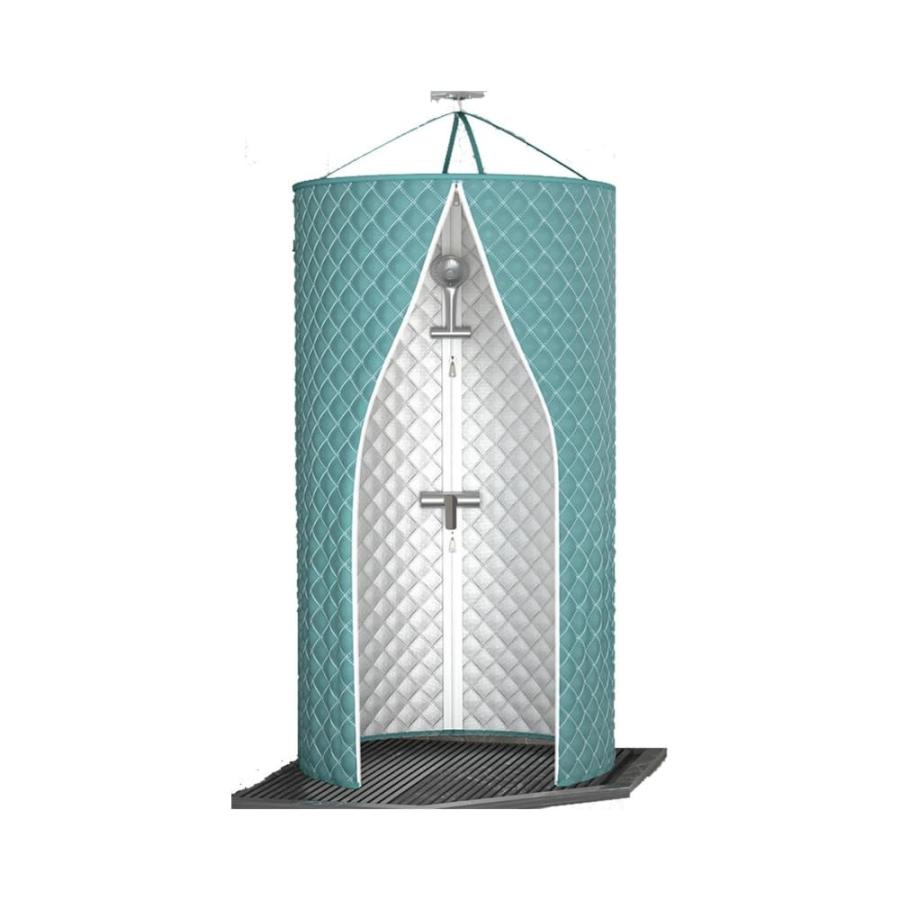 シャワーカーテン 100x200cm シャワールーム用カーテン 防寒 保温おしゃれ 加厚 ストライプ 目隠し バス用品 防カビ加工 高級 無地 シャワーカーテン 小窓 遮光