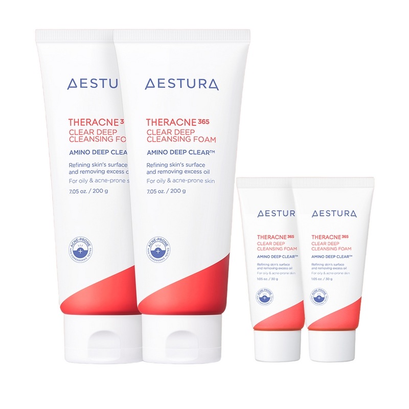 エストラテラクネ365クリアディップクレンジングフォーム200g 2個+（プレゼント）クレンジングフォーム30gX2