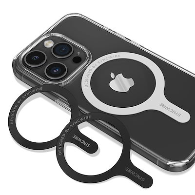 他サイト： Syncwire MagSafe シール 3枚入り 磁気増強 超薄 MagSafeステッカー マグネットリング ワイヤレス充電対応キット MagSafe対応メタルリング マグネットリングプレート ガイの商品画像