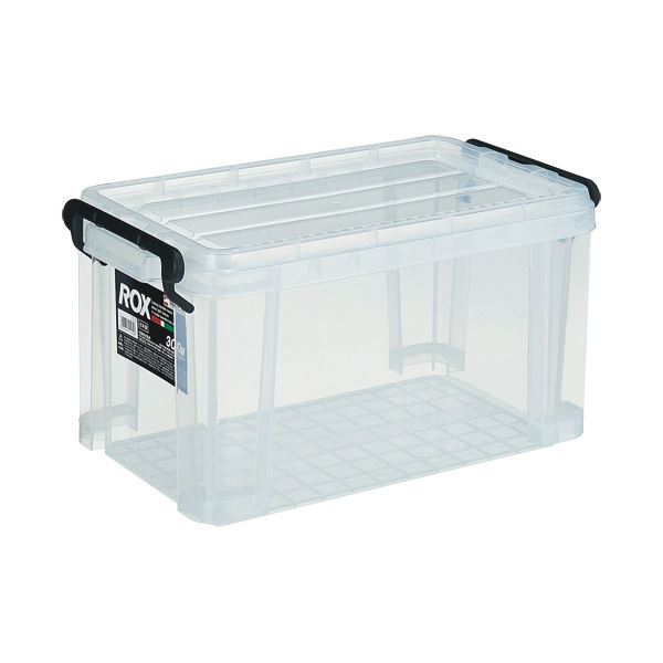 （まとめ） 天馬 ロックス300M W200xD350xH180mm クリア 1個 [x5セット] 7,074円