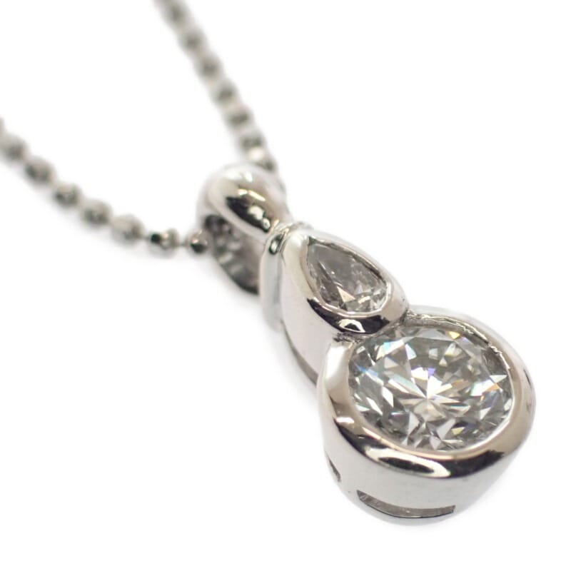 【no brand】デザイン ジュエリー ネックレス Pt850/900プラチナ ダイヤモンド ダイヤモンド レディース