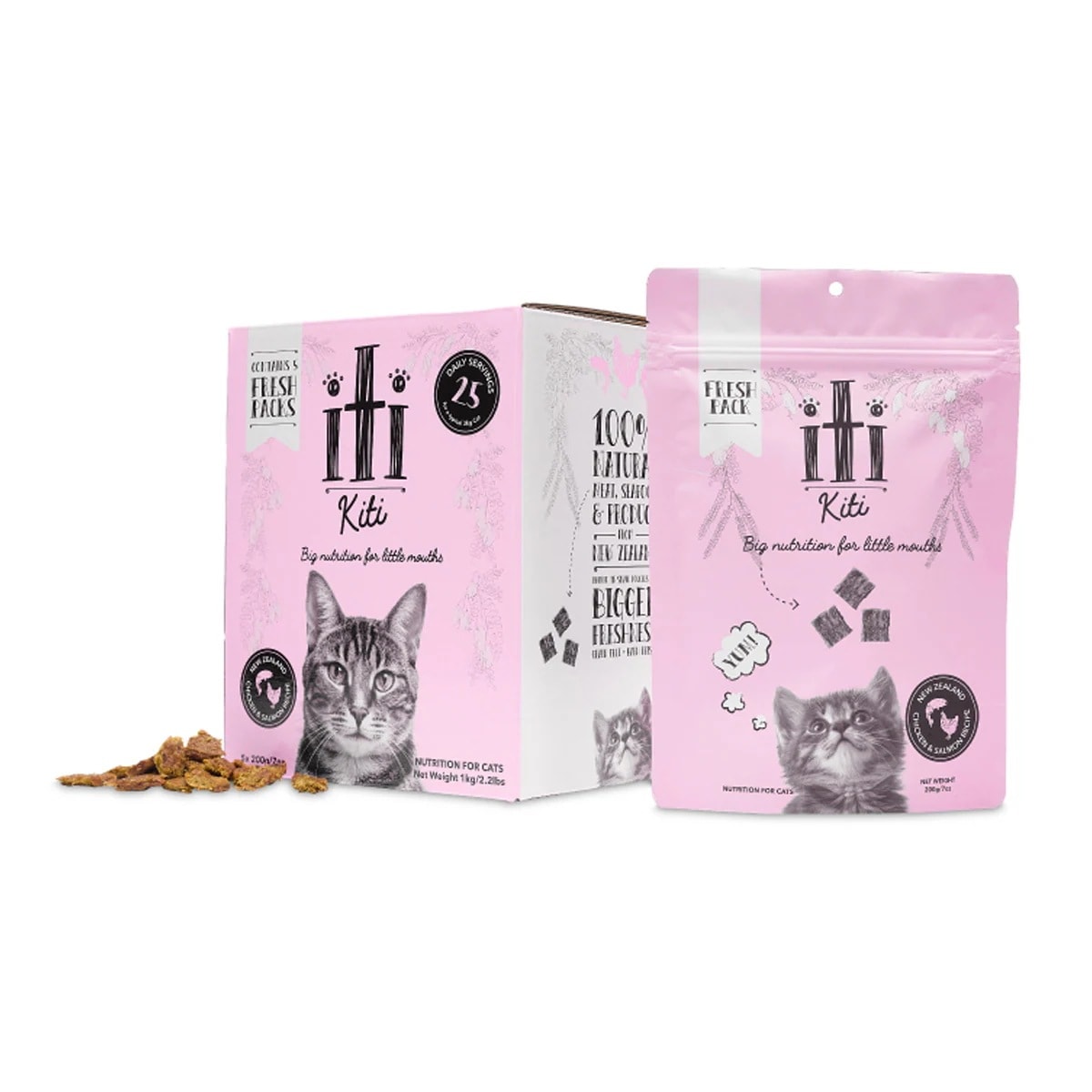 iti エアドライキャットフード チキン＆サーモンディナー 1kg（200g5個）