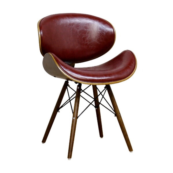 後藤家具物産 CC-02-WIN ワインレッド ブルチーノ デザインチェアー メーカー直送 10,346円