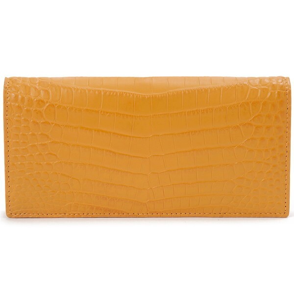 ロダニア マットクロコダイル 長財布 RDOC6636M-CM キャメル