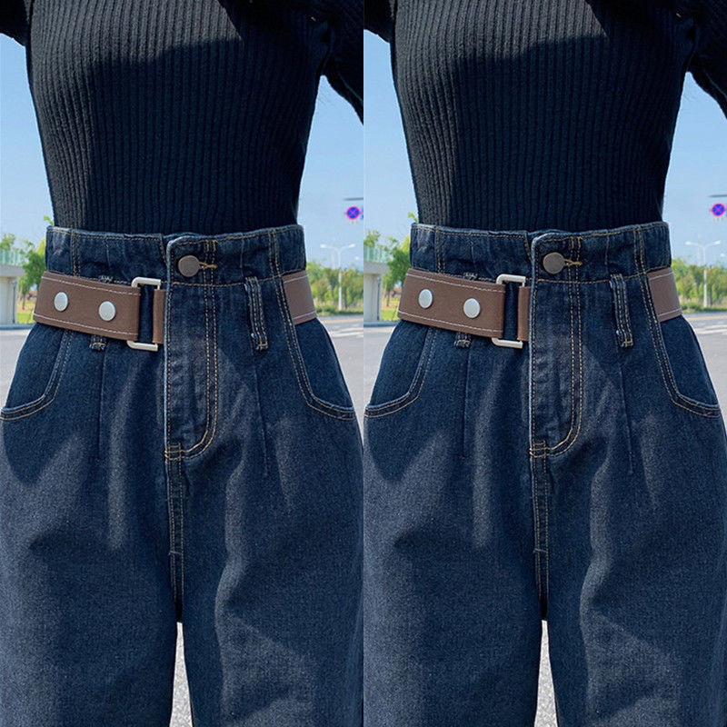 大きいサイズ ファットmmジーンズ レディース ハイウエスト ゆったり ハーレムパンツ 2025年秋冬 スリムダディパンツ