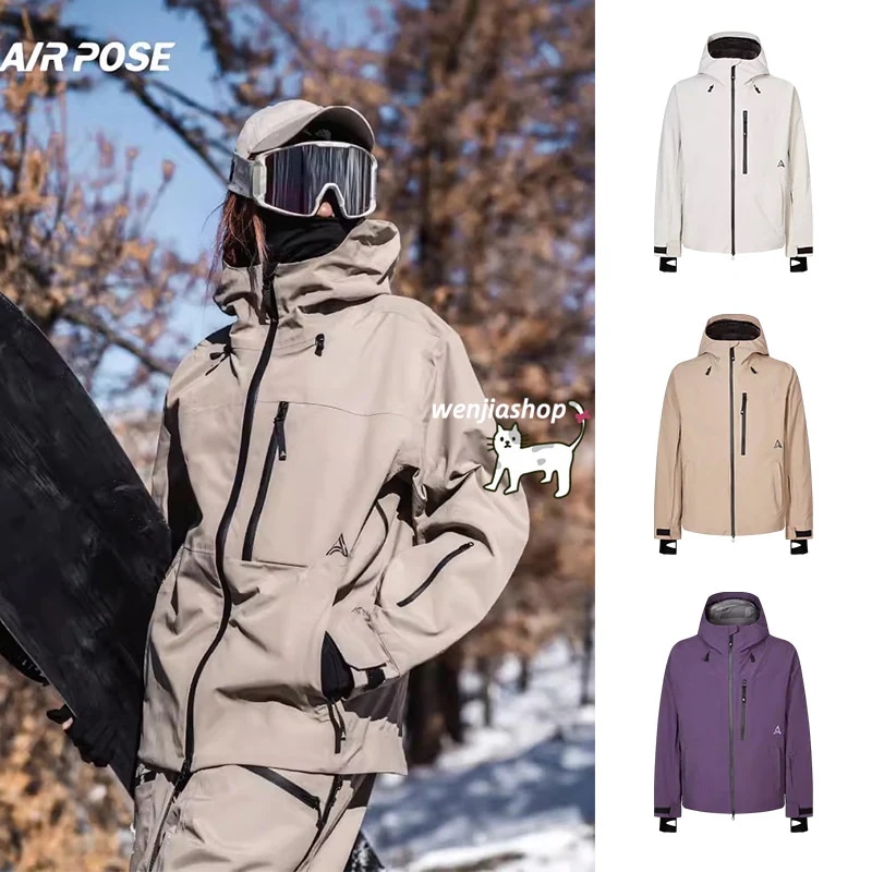 スノーボードウェア ジャケット アウター 単品 メンズ レディース 男女兼用 防水20000mm トップス スノボウェア スノーウェア スキーウェア スノボーウェア 韓国風 保温 防雪 防水 防寒 A