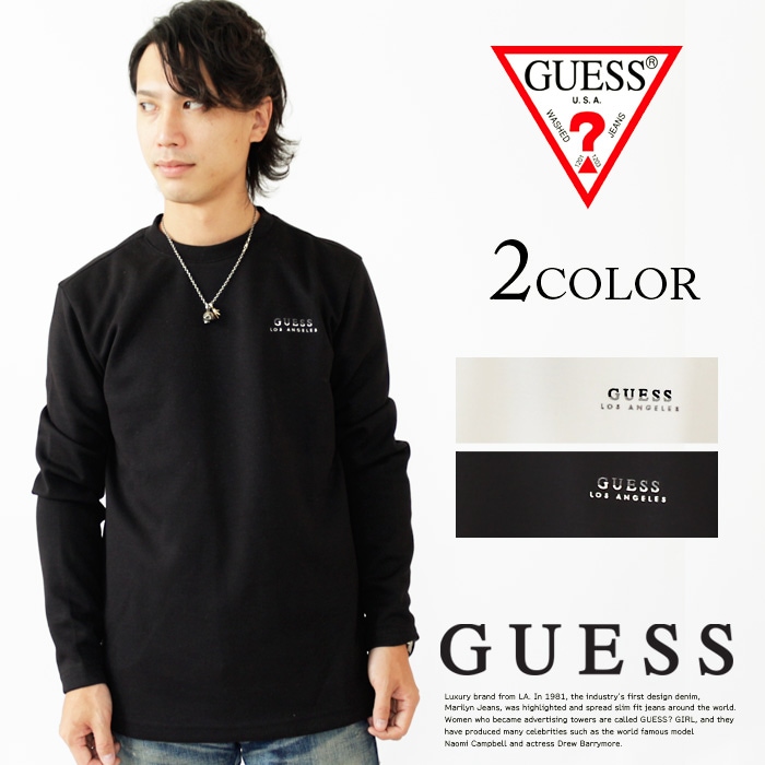 GUESS ゲス スウェット ロンT 長袖 MJ3K3453K 父の日