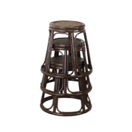今枝商店 Romantic Rattan 籐スタッキングスツール3個組 S56