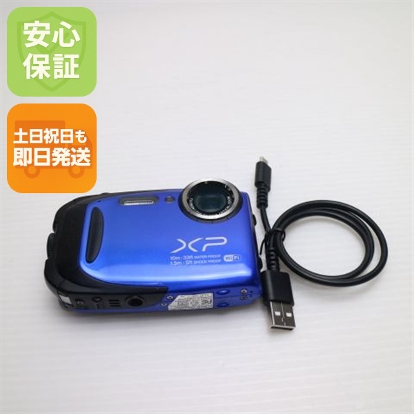 超美品 FinePix XP70 ブルー デジカメ FUJIFILM 105