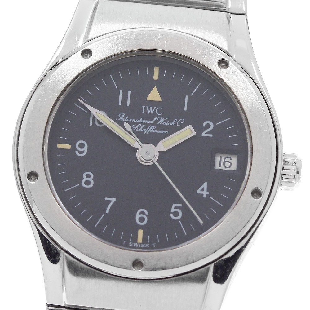 IWC SCHAFFHAUSEN インヂュニア デイト クォーツ レディース _964322【中古】