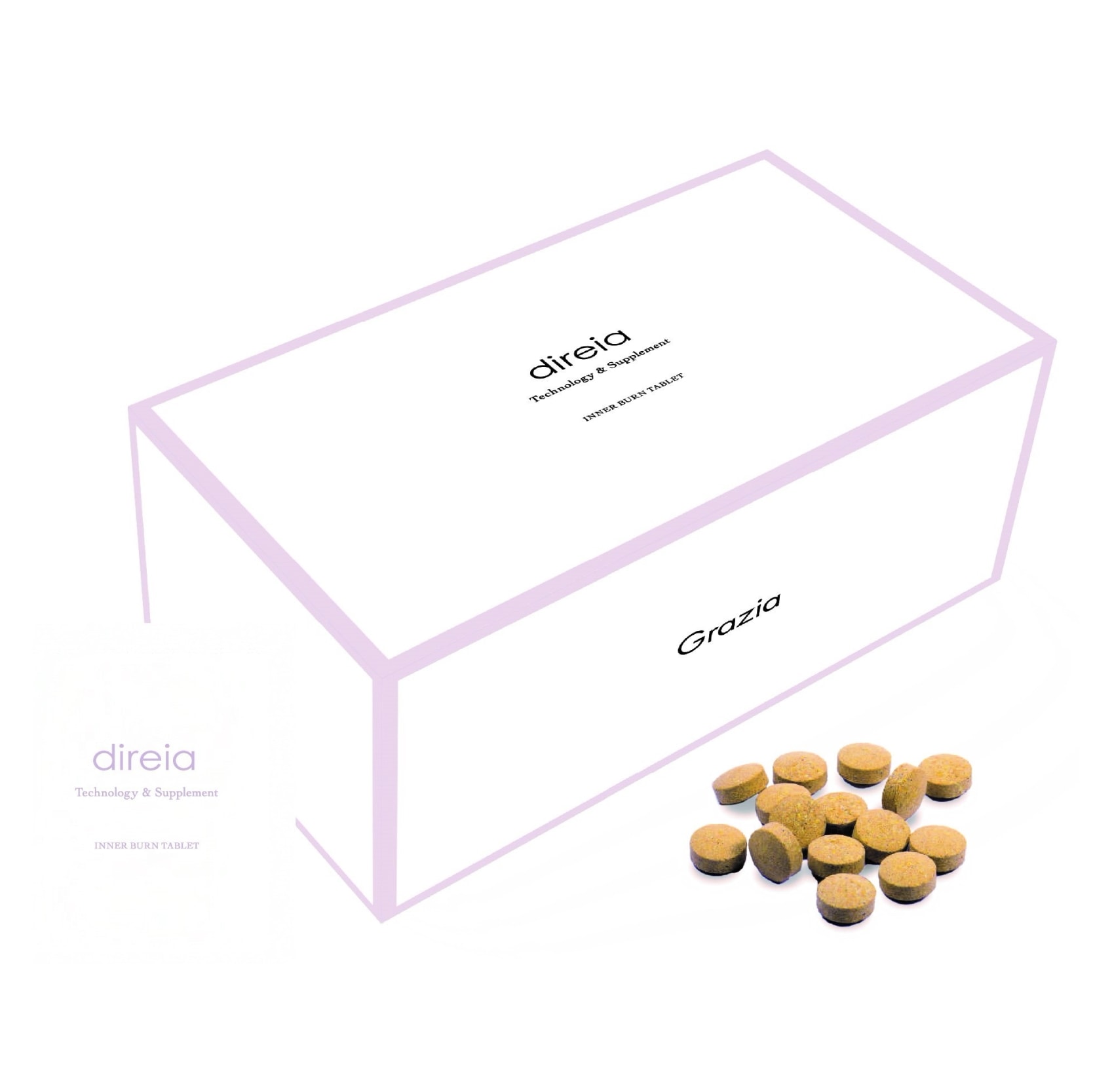 インナーバーン タブレット　4粒×30包　ダイレクトテクノロジーによりスリム×ビューティー 同時に叶えるダイエット美肌処方サプリ