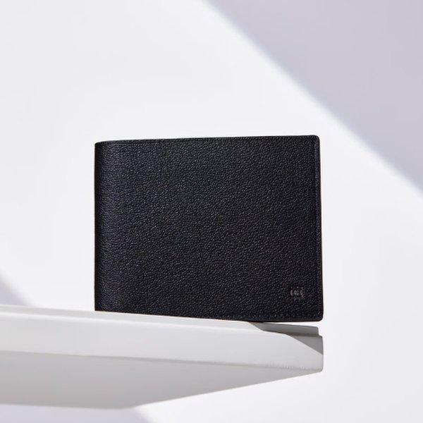 ブラック スリム二つ折り財布 DBWA6E725BK_s