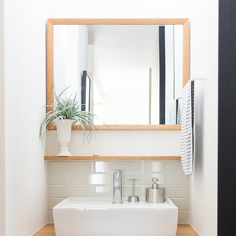 鏡　SLANTING FRAME MIRROR　インテリア　家具