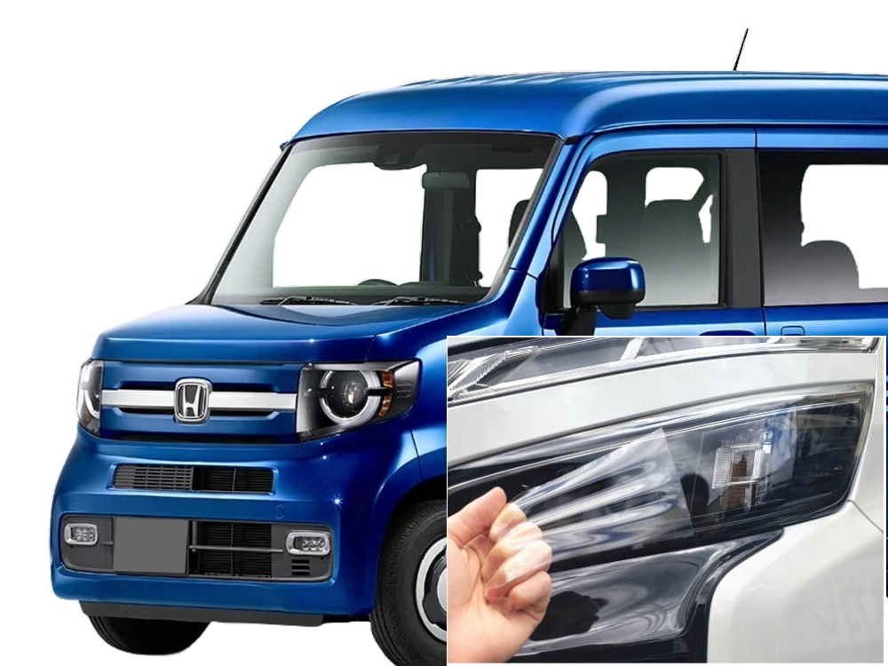 ヘッドライトプロテクションフィルム (N-VAN JJ1 JJ2) 車種専用 カット済み 左右セット ヘッドライト保護 JJ1系 エヌバン Nバン NVAN N-VAN+ ホンダ用