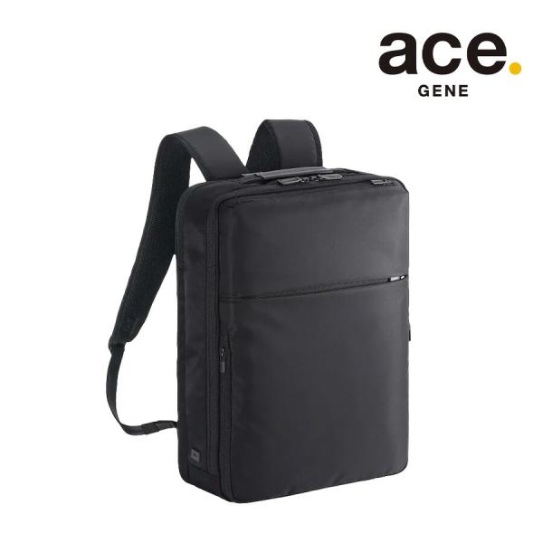 【ace.GENE】68003 ガジェタブルR リュック 16L ビジネス 通勤 PC収納 A4サイズ対応 撥水 普段使い 使いやすいユニセックス ギフト プレゼント ブラック
