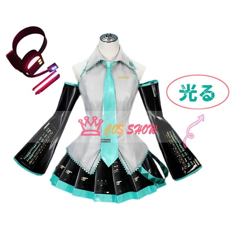 2025新品販売 豪華版 ボーカロイド 初音ミク コスプレ衣装 cosplay ウィッグ イヤホン能 中国公式許可あり 仮装 イベント クリスマス ステージ 文化祭 お祭り