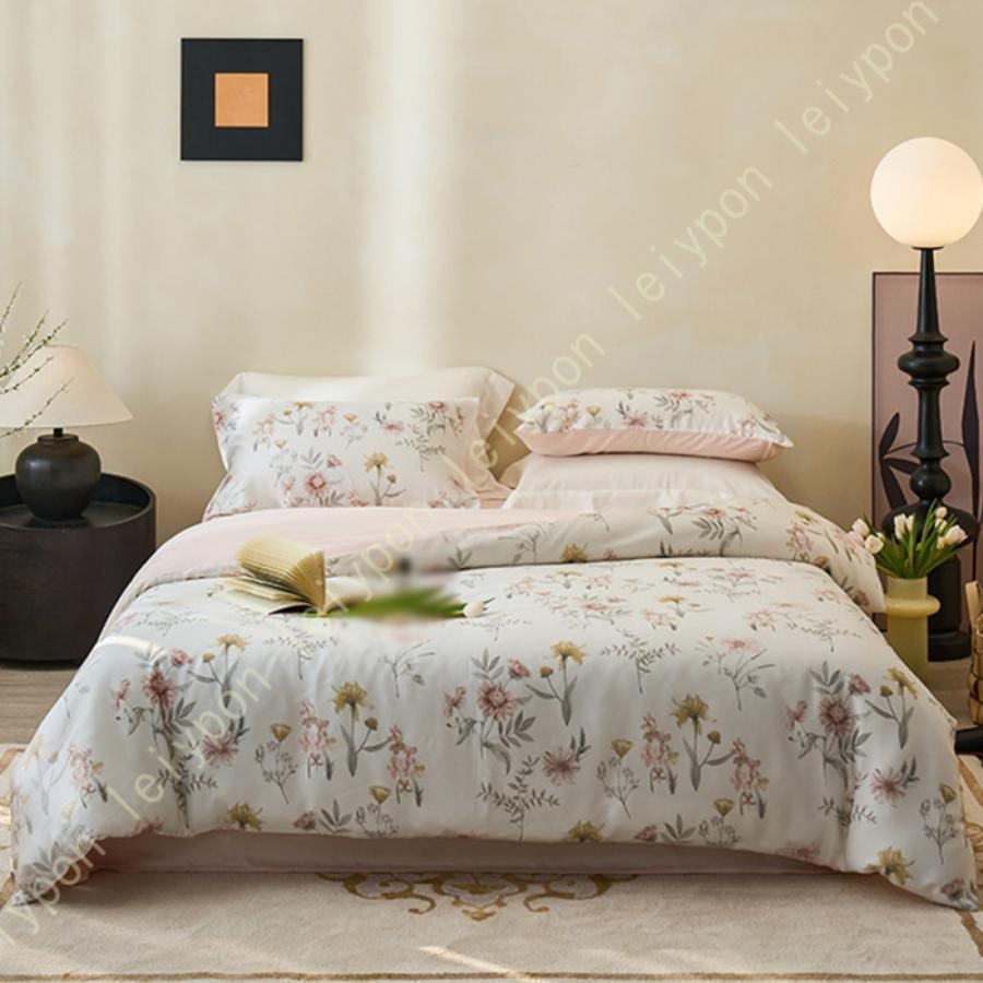 【急速出荷!】冷感 布団カバー シングル 掛け布団カバー レーヨン 枕カバー 寝具カバー かわいい 通年寝具 夏涼しく冬暖かい 通気性 豊かな色彩 ツルツル 肌に優しい