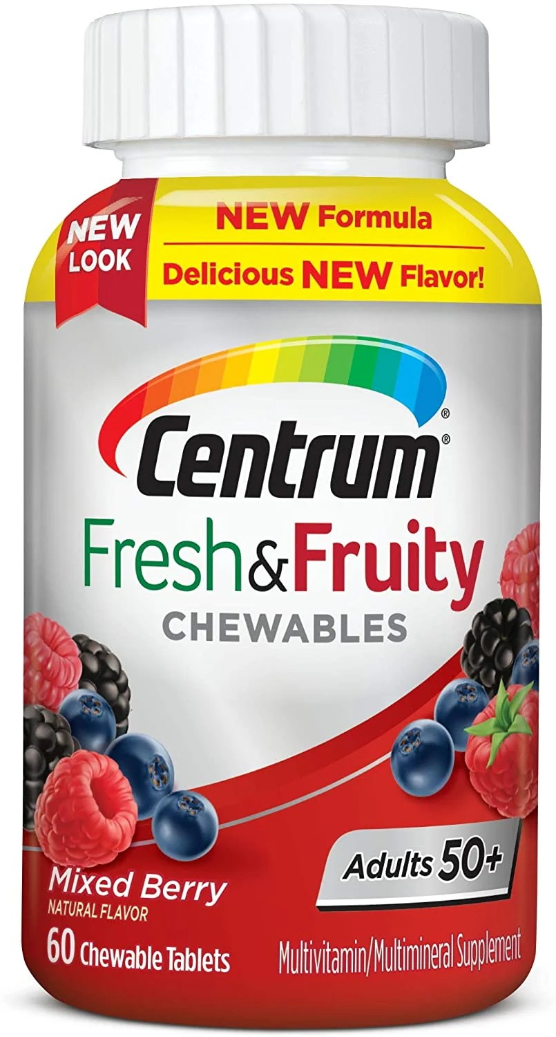 [アメリカ無料直送] [プレミアム商品][満足度上位]Centrum 大人用50+フレッシュでフルー