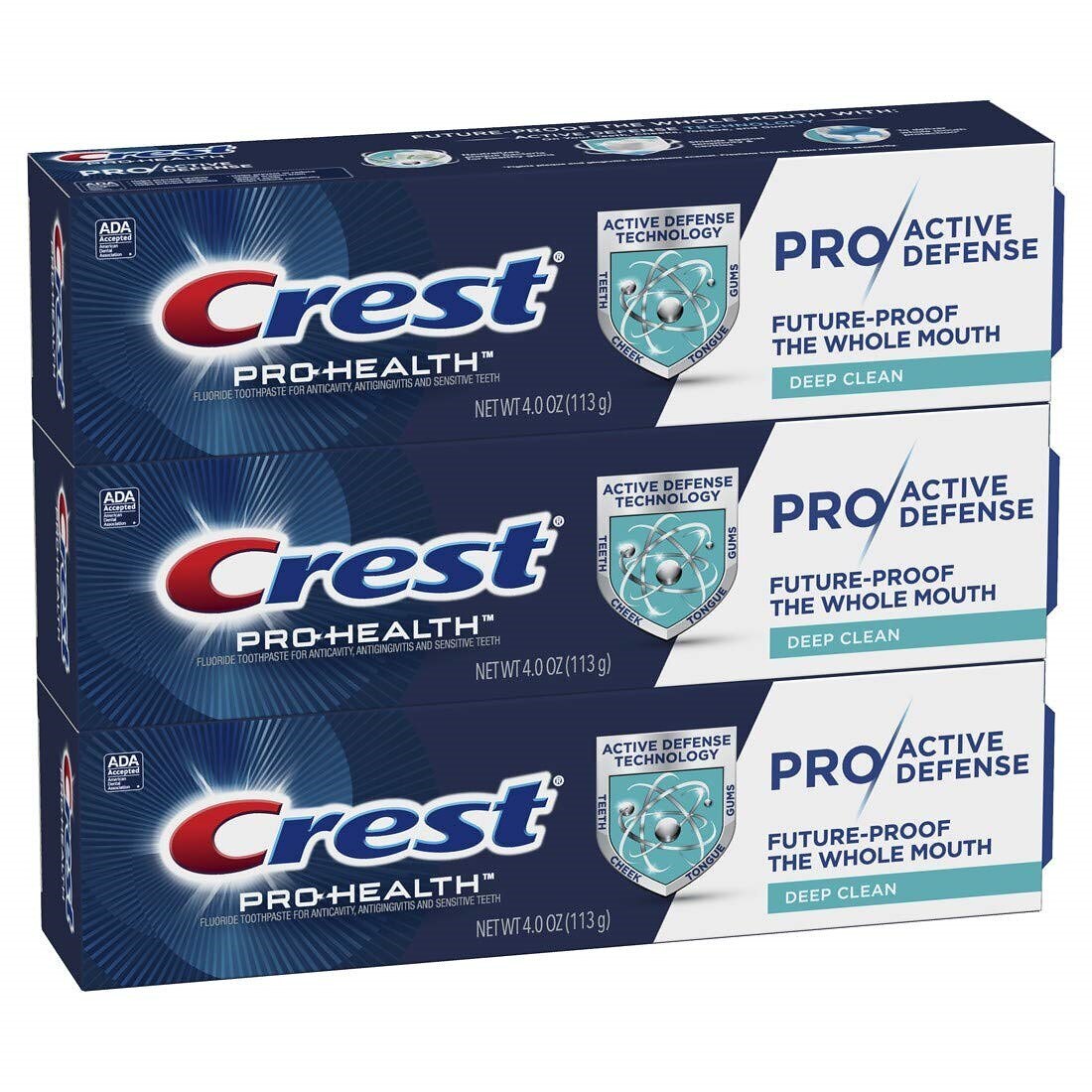 Crest Pro-Health ProActive Defense ディープクリーン歯磨き粉4.0