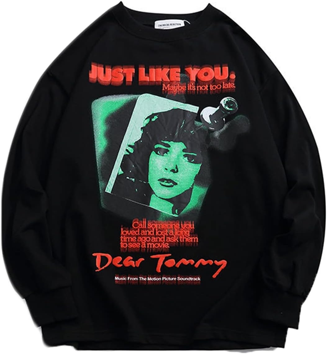 男性用 パーカー トレーナー 春 プリント 柔らかい ビッグシルエット 伸縮性 ラウンドネック 保温性 吸汗 カジュアル カッコイイ プルオーバー 流行し トップス 体型パカー 長袖 シンプル アウト