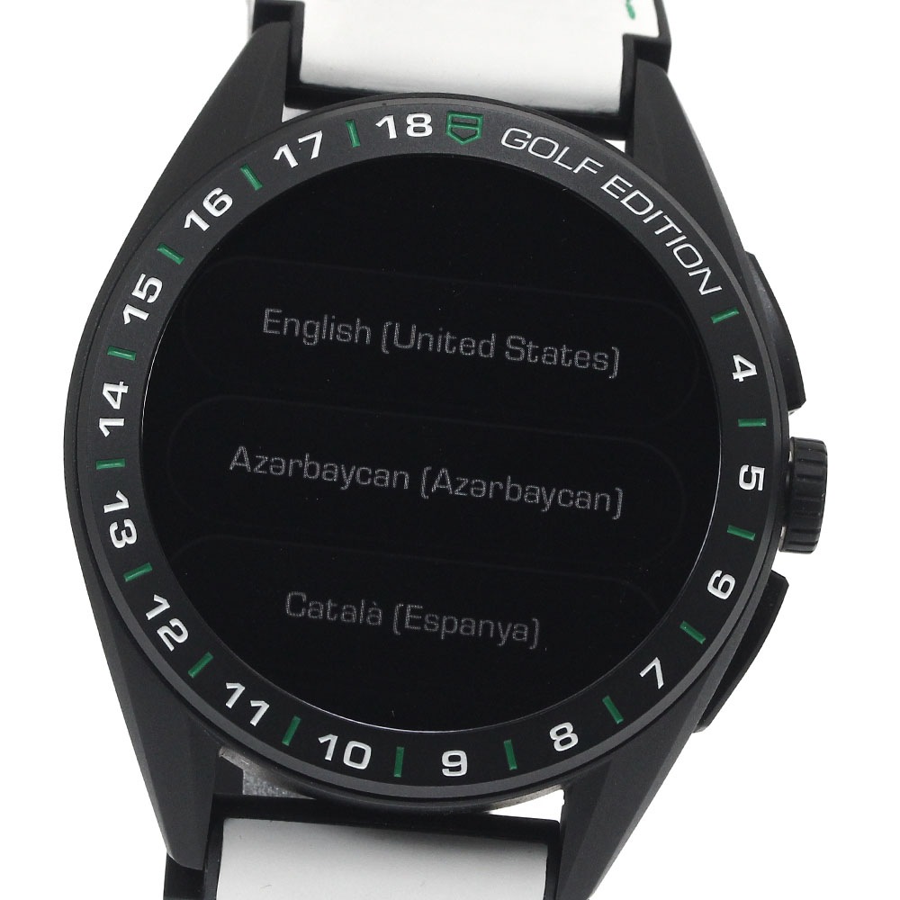 タグホイヤー TAG HEUER SBR8A81.EB0251 コネクテッド キャリバー4 ゴルフエディション クォーツ メンズ 極美品 箱・保証書付き_885486【中古】