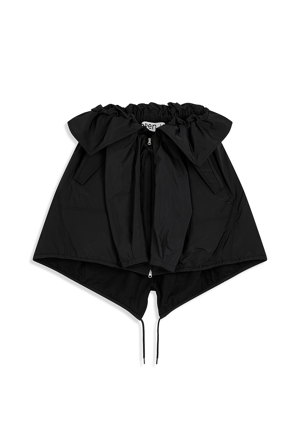 【OPEN Yy】25FW WRAP PADDED SKIRT : BLACK
