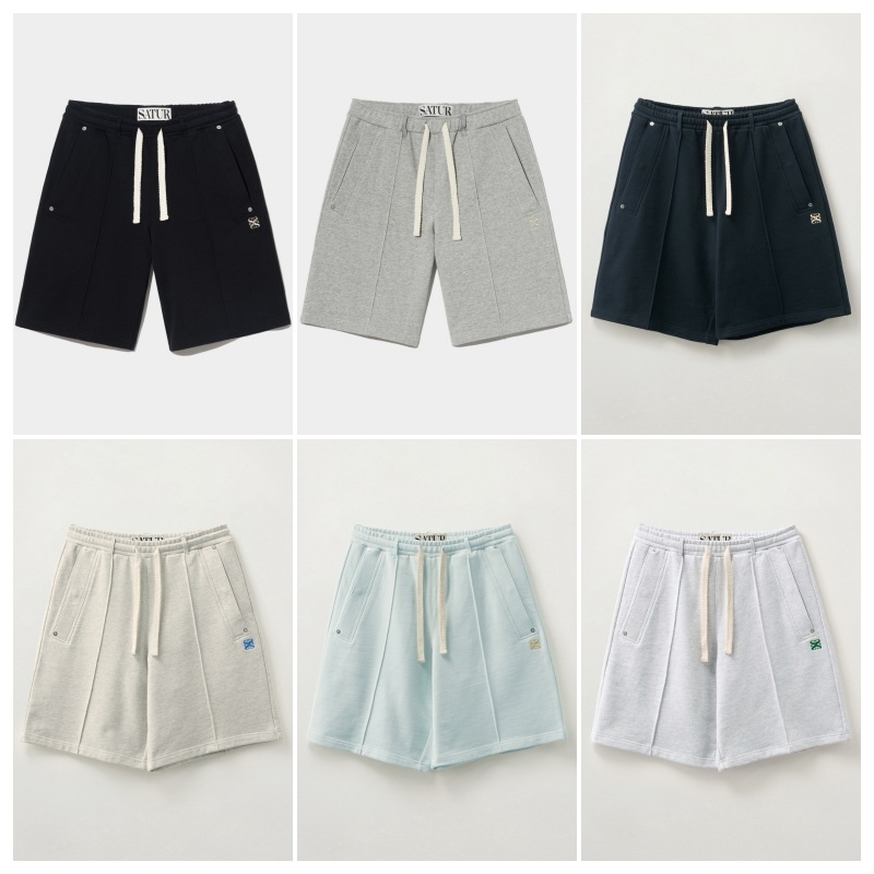 【SATUR】 TEO COTTON BERMUDA PANTS : 6COLORS