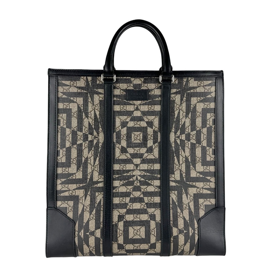 グッチ GUCCI ハンドバッグ ショルダーバッグ GGカレイドスコープ GGスプリームキャンバス ブラック/ブラウン メンズ 406387 z9900