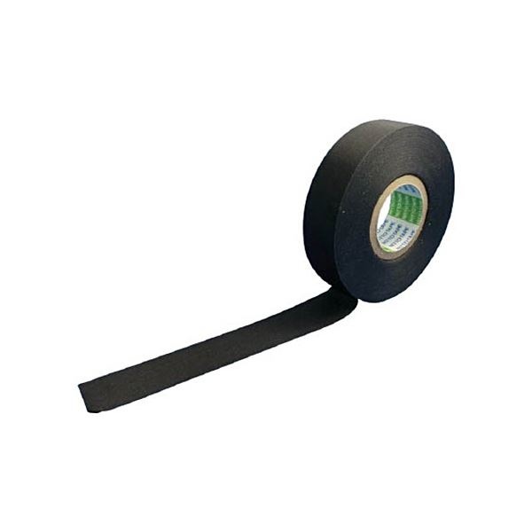 （まとめ）日東電工 アセテート粘着テープ No.5 19mmx20m 黒 5-1920 1巻[x5]