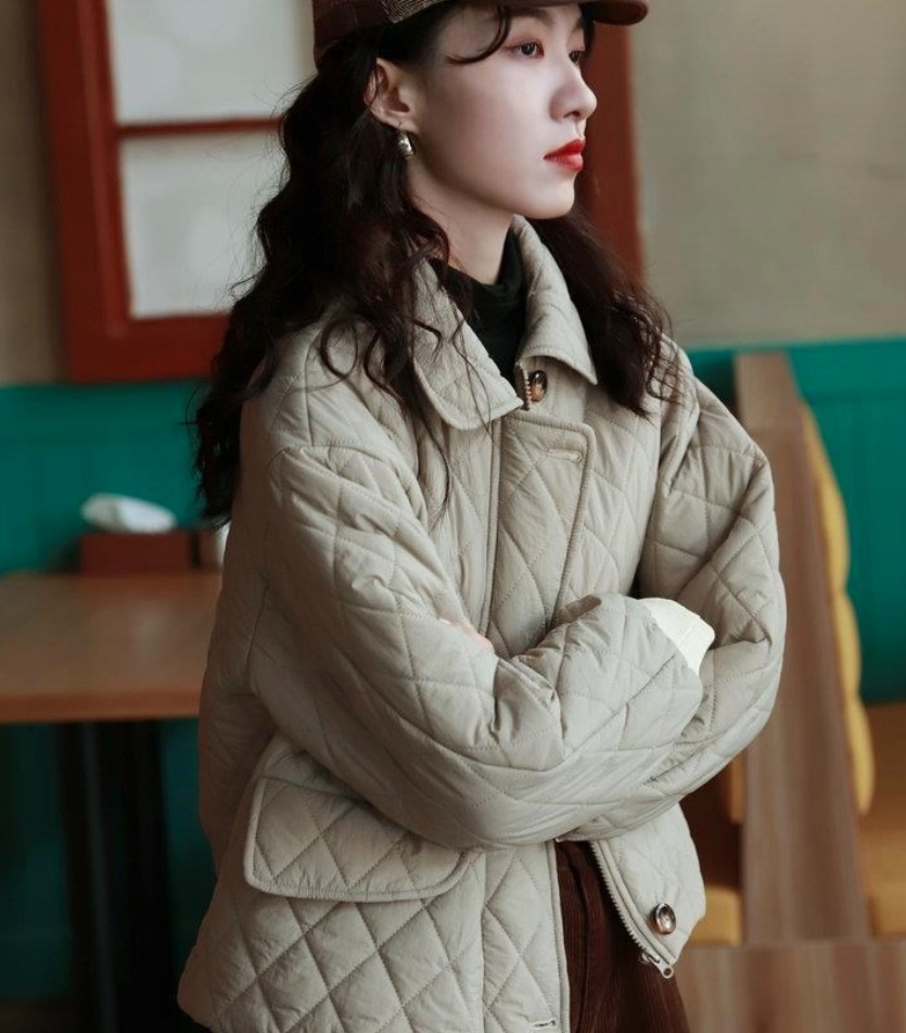 アウター デート モテアイテム ブルゾン 長袖 キルティング 可愛い きれいめ 上品 おしゃれ かっこいい 可愛い ラブリー キュート ガーリー クール モード系 セクシー エレガント 存在感