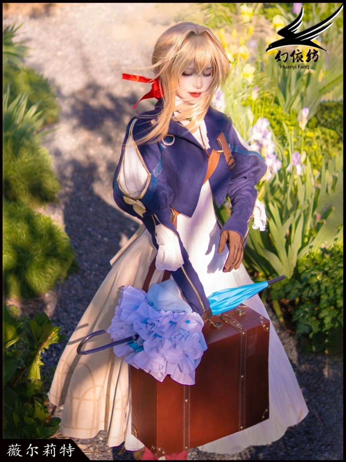 アニメ女装二次元服コスプレセットバイオレット永遠ガーデンヴィルレットc服cos服