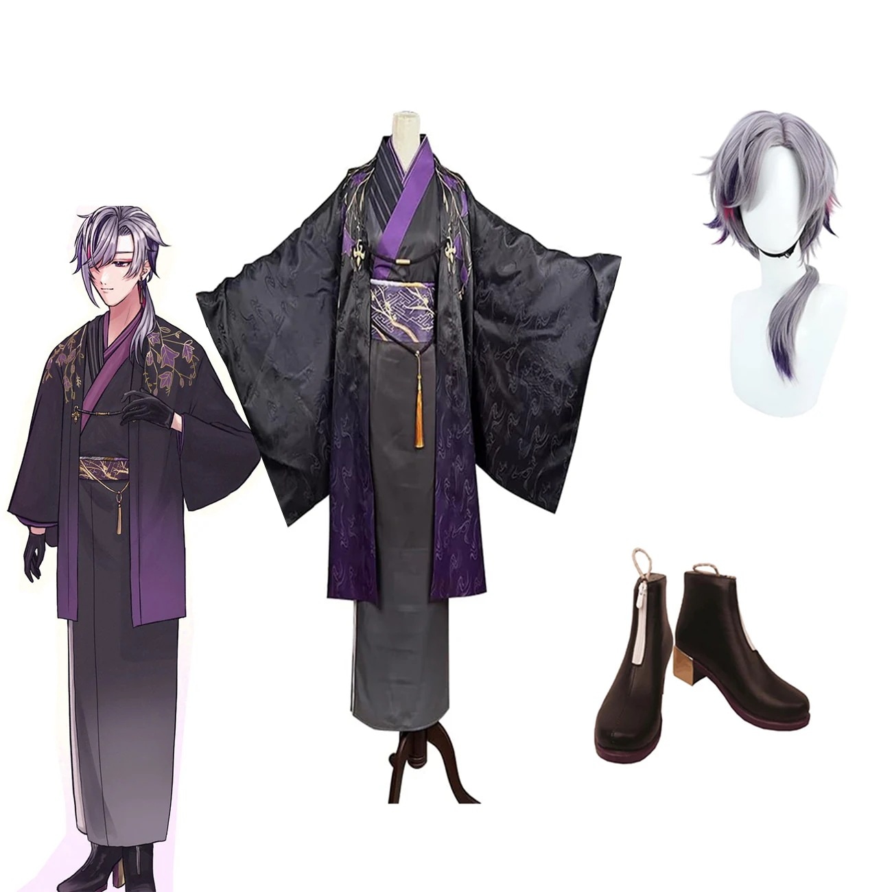 バーチャルYouTuber 不破湊 ふわみなと スーツ コスプレ衣装 風 ハロウィン クリスマス 学園祭 文化祭 仮装 コスチューム コス ステージ服