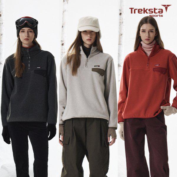 [Treksta] トレクスタ 25FW 女性マウンテンシェルパ両面フリース3点セット