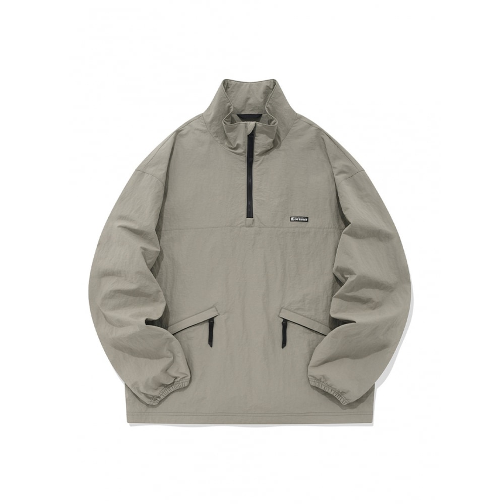 COVERNAT 23SS ウィンドブレーカーアノラックジャケットベージュ