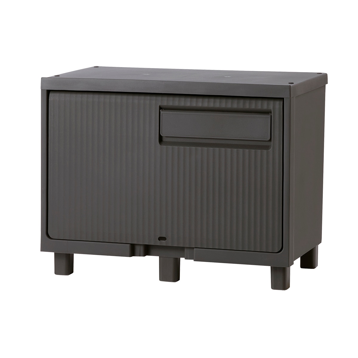 天馬 159380DGR 積み重ねても受け取れる宅配ボックス（ダークグレー） 159380DGRラック