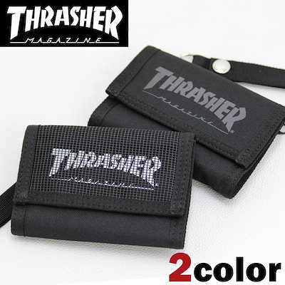 [Qoo10] 財布 THRASHERスラッシャー メン