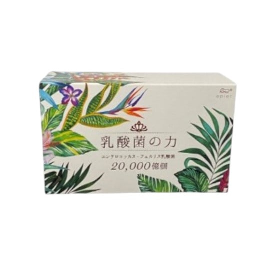 エピエ 乳酸菌の力 20,000億個(2兆個) 250mg×60粒 epier FLORA COLLECTION エンテロコッカス フェカリス乳酸菌