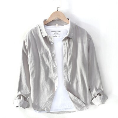 シャツ メンズファッション 長袖 大きいサイズ トップス 羽織 XL 2XL 3XL カジュアル きれいめ 春 秋 冬 デート シンプル 無地 オフィスカジュアル ネイビー ホワイト グレー 定番