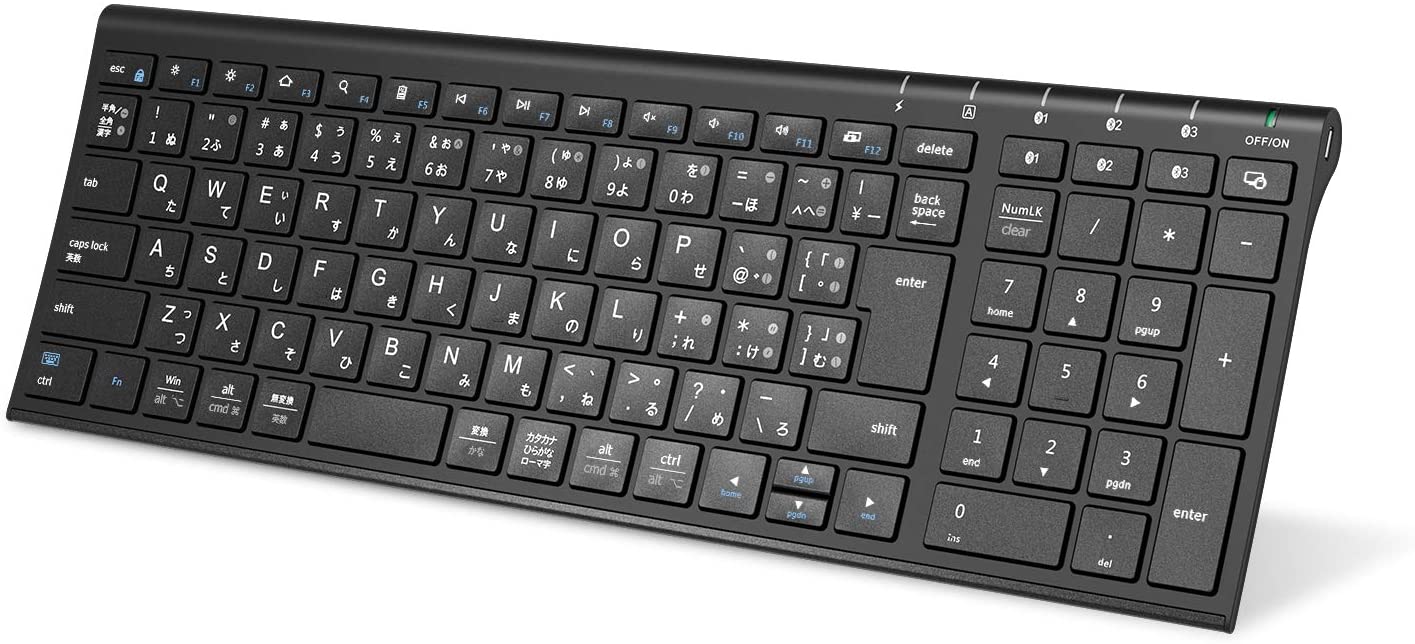 【本日限定価格】 iClever ブラックIC-BK22 Android対応 iOS Mac iPa