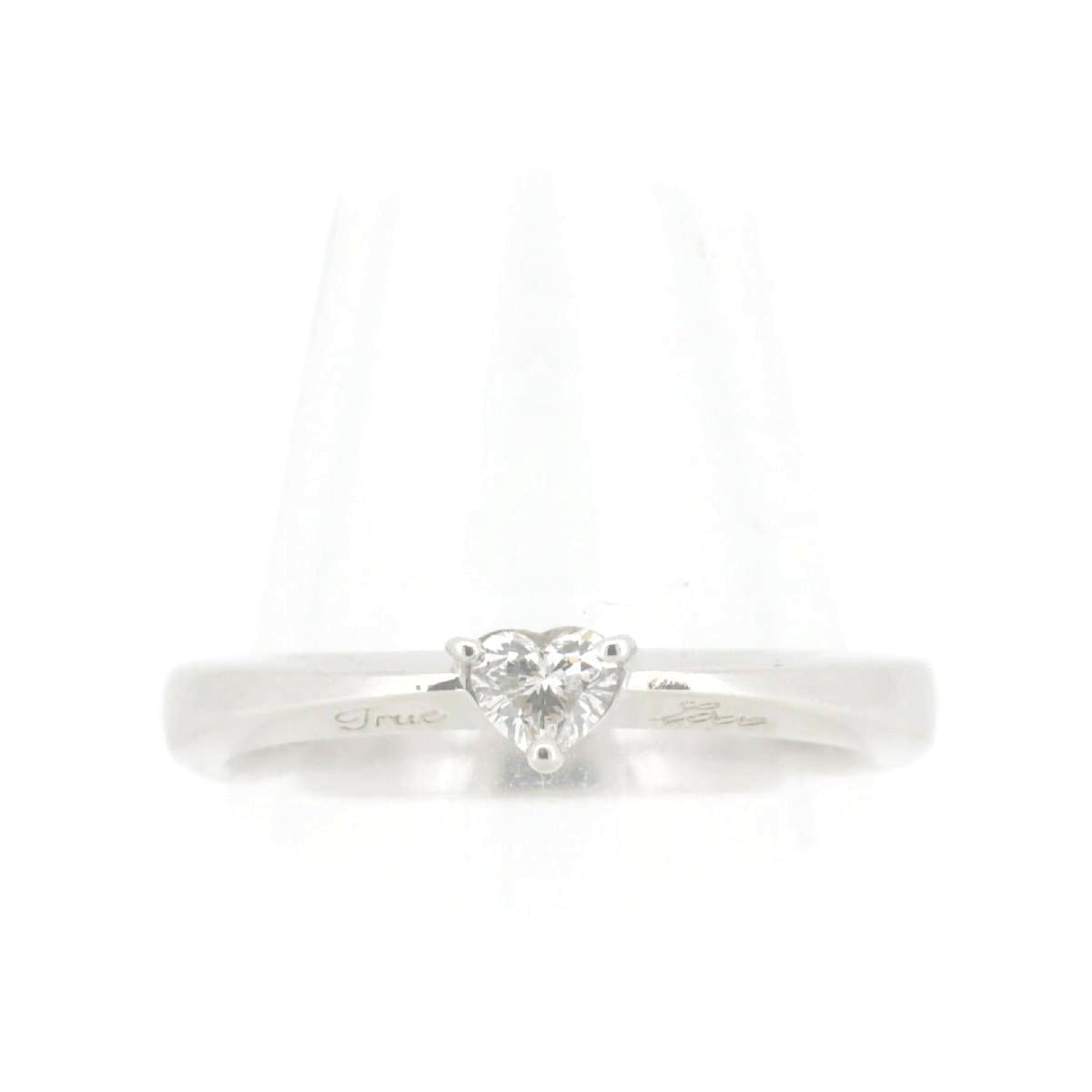 ハートダイヤモンド リング 指輪 10号 0.148ct Pt950(プラチナ) 質屋出品