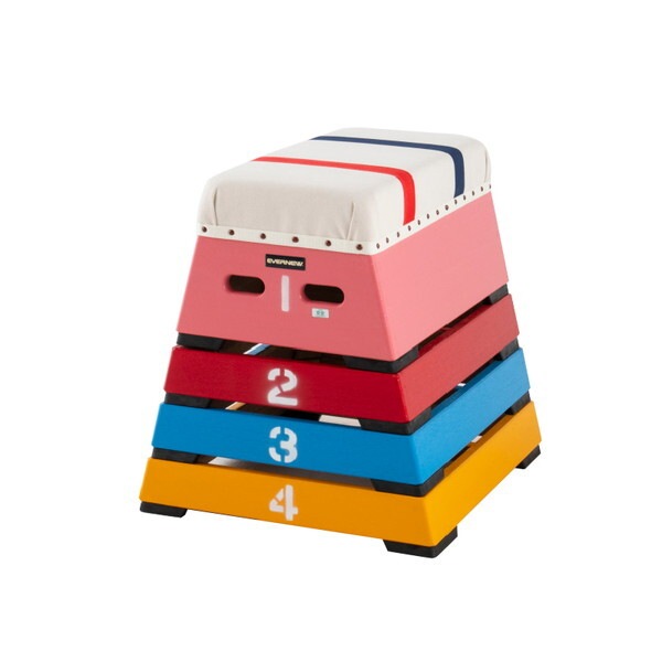 エバニュー EKF164 カラーとび箱4段(指導ライン入) メーカー直送 52,338円