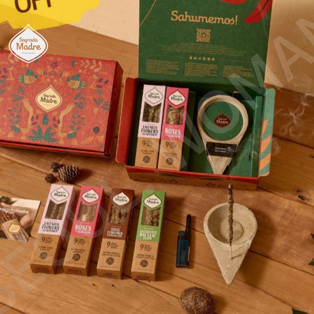 サグラダ マドレ インセンス セット 3種類 ペラス インセンス ハーブ インセンス スティック ルームフレグランス 天然 インセンス 心身安定 気分転換 結婚祝い 引っ越し祝い 誕生日プレゼント