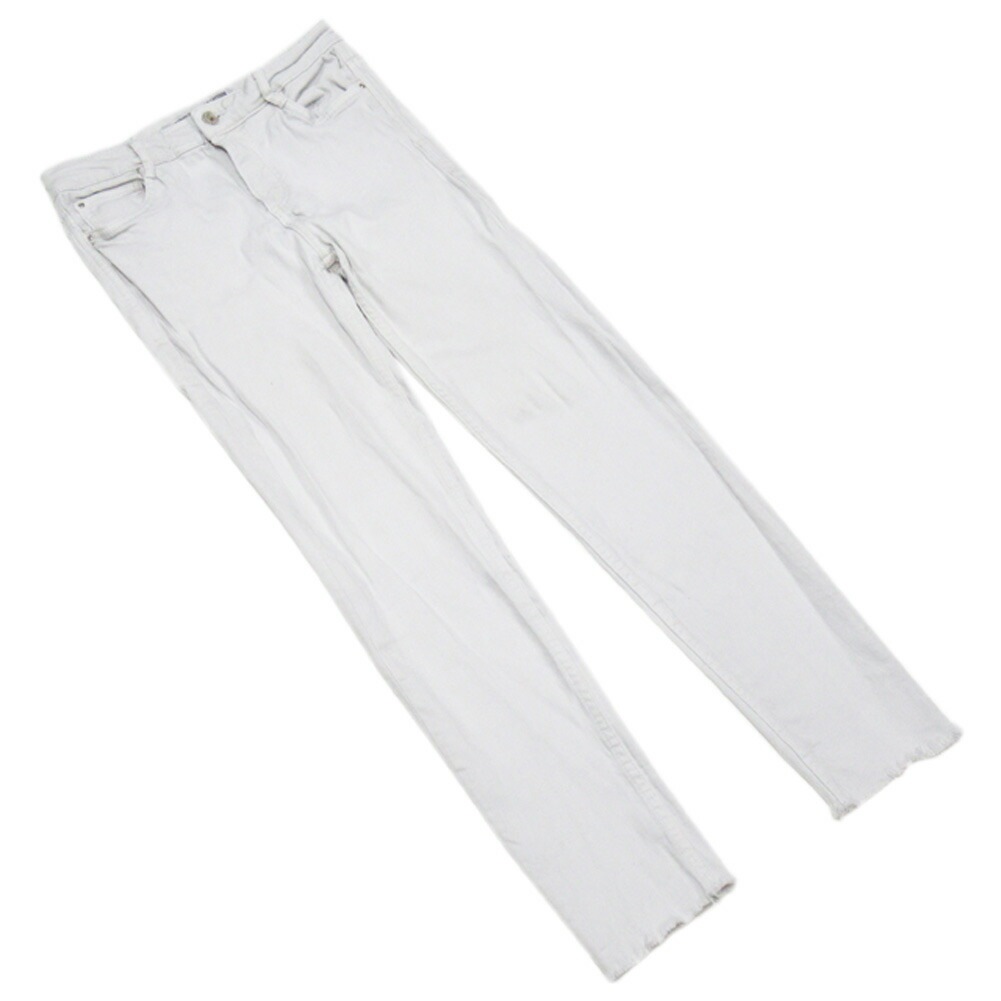 ジーンズ スキニー パンツ ホワイトデニム レディース USA 06サイズ ザラトラファルクデニムコレクション ホワイト 白 中古